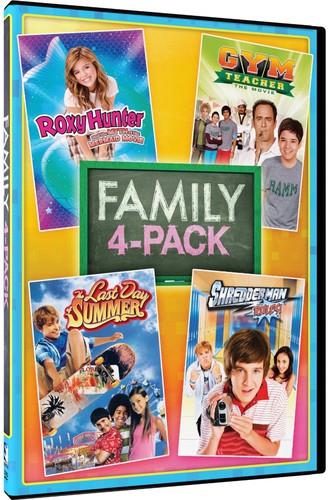 Family 4-Pack - Roxy Hunter and the Myth of the Mermaid / Gym Teacher / The Last Day of Summer / Shredderman Rules