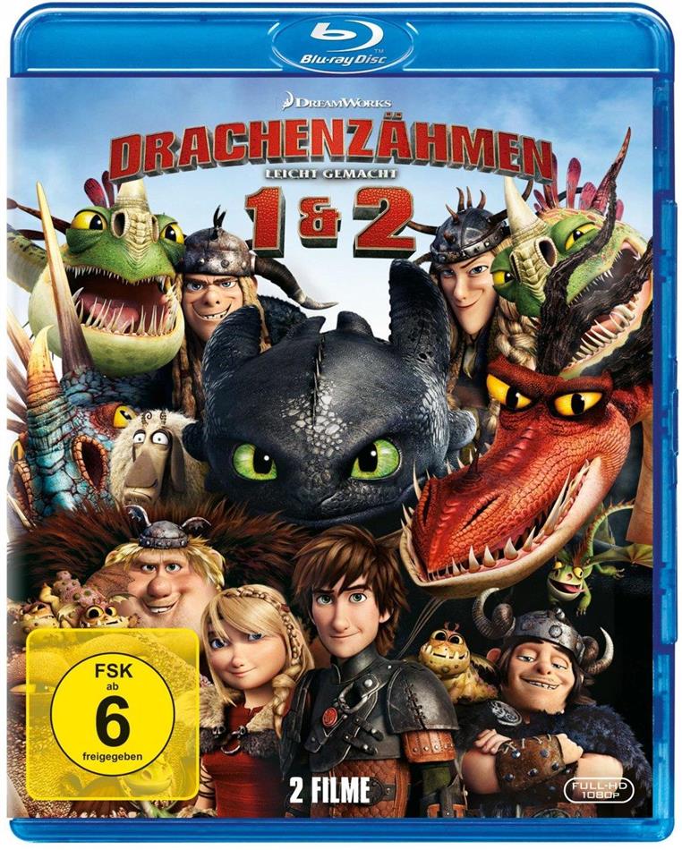 Drachenzähmen leicht gemacht (2010) / Drachenzähmen leicht gemacht 2 (2014) 2 Blu-rays
