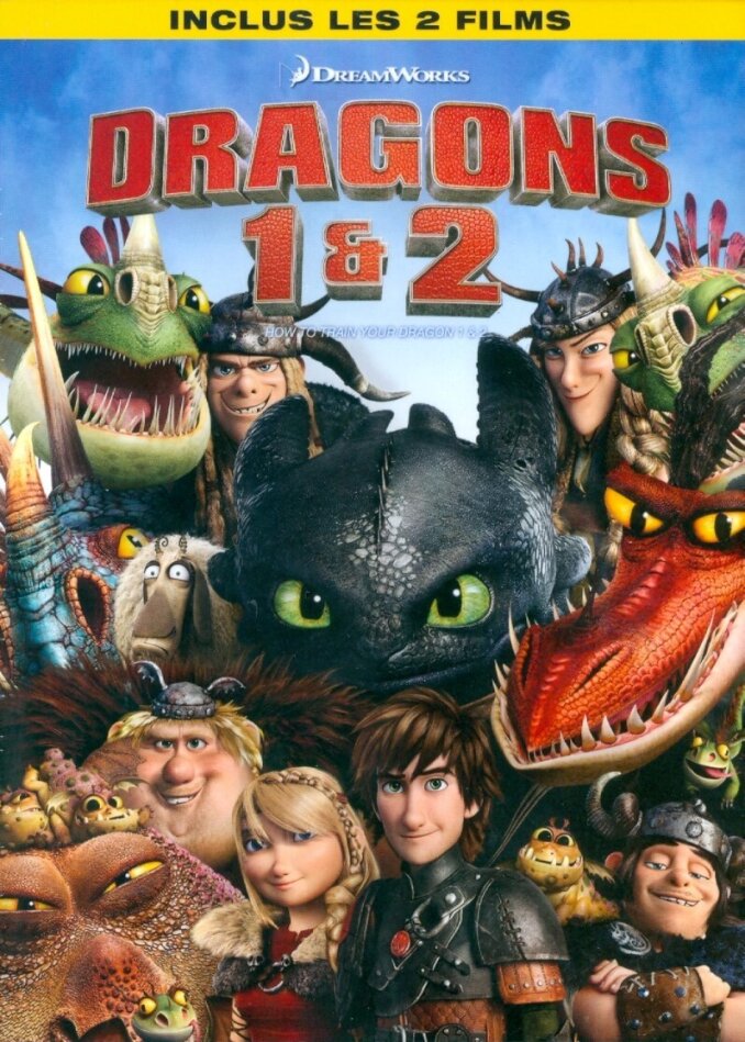 Dragons (2010) / Dragons 2 (2014) 2 DVD