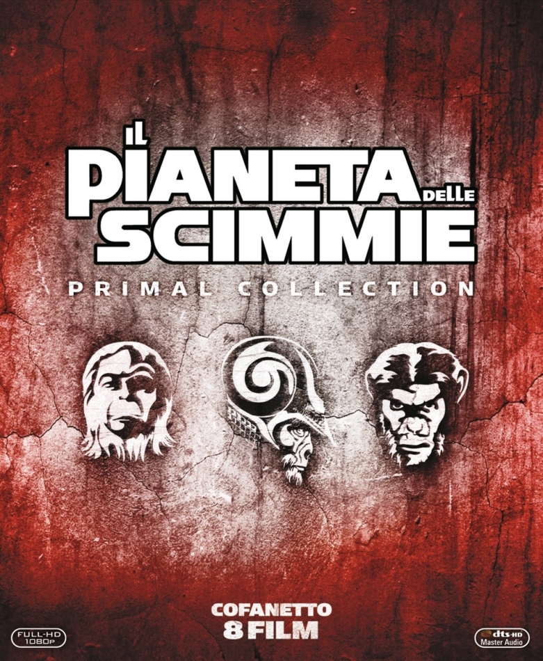 Il pianeta delle scimmie - La saga completa 8 Blu-rays