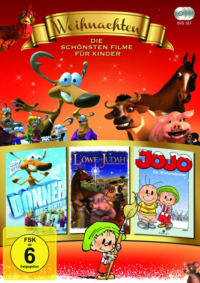 Weihnachten - Die schönsten Filme für Kinder 3 DVDs