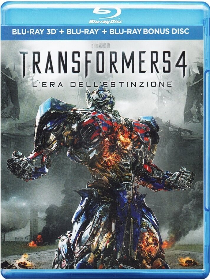 Transformers 4 - L'era dell'estinzione (2014) Blu-ray 3D + 2 Blu-ray