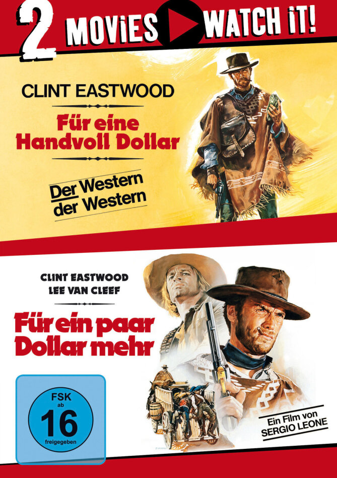 Für eine Handvoll Dollar / Für ein paar Dollar mehr 2 DVDs