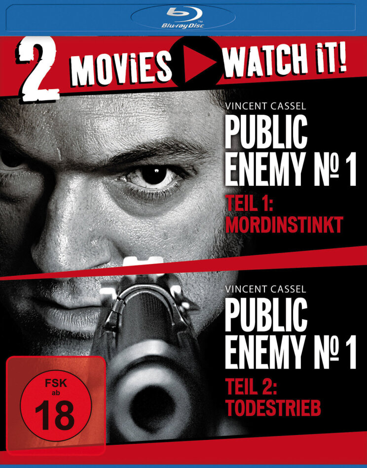 Public Enemy No. 1 - Mordinstinkt / Todestrieb - Mesrine (2008) Riedizione, 2 Blu-ray