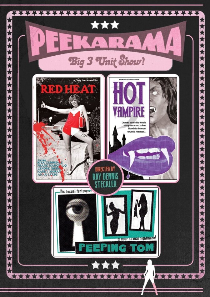 Red Heat / Hot Vampire / Peeping Tom - (Peekarama, 2 DVDs)