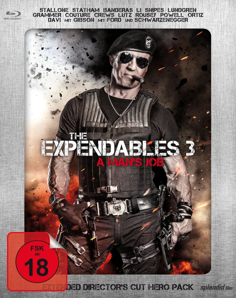 The Expendables 3 - A Man's Job (2014) Extended Director's Cut, Hero Pack