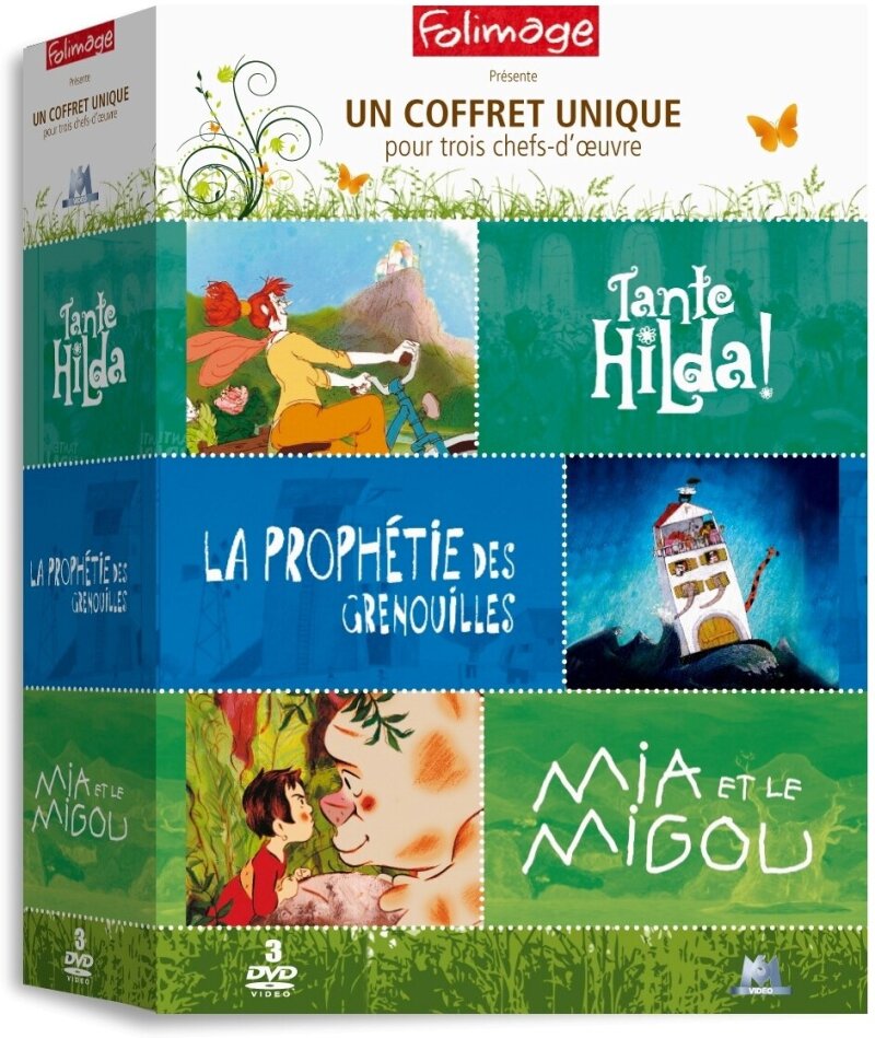 Tante Hilda / La prophétie des grenouilles / Mia et le Migou 3 DVD