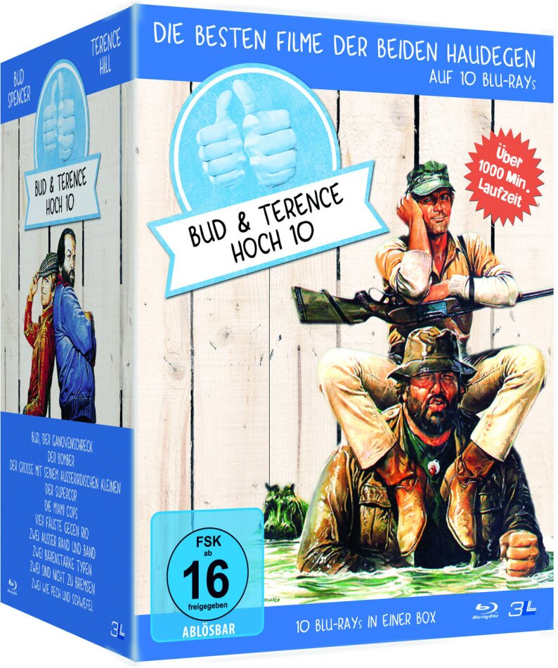 Bud Spencer & Terence Hill Box - Bud & Terence Hoch 10 - Die besten Filme der beiden Haudegen 10 Blu-ray
