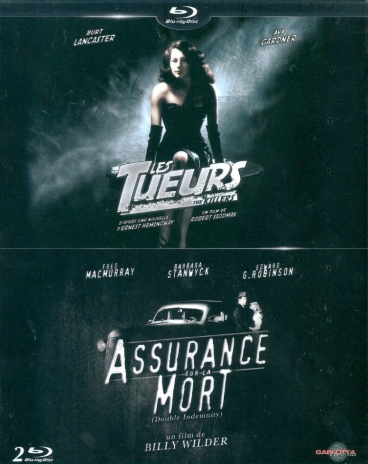 Les Tueurs (1946) / Assurance sur la mort (1944) n/b, 2 Blu-ray