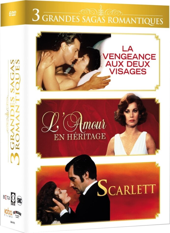 3 Grandes Sagas Romantiques - La vengeance aux deux visages / L'amour en héritage / Scarlett 6 DVD