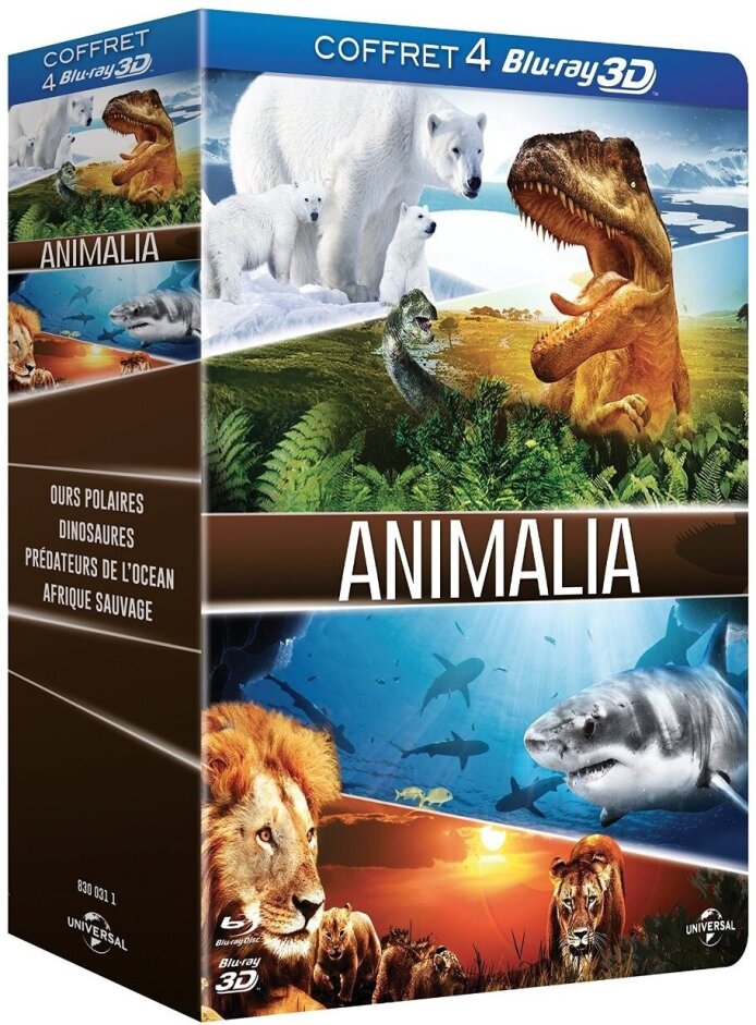 Animalia Box, 4 Blu-ray 3D (+2D)