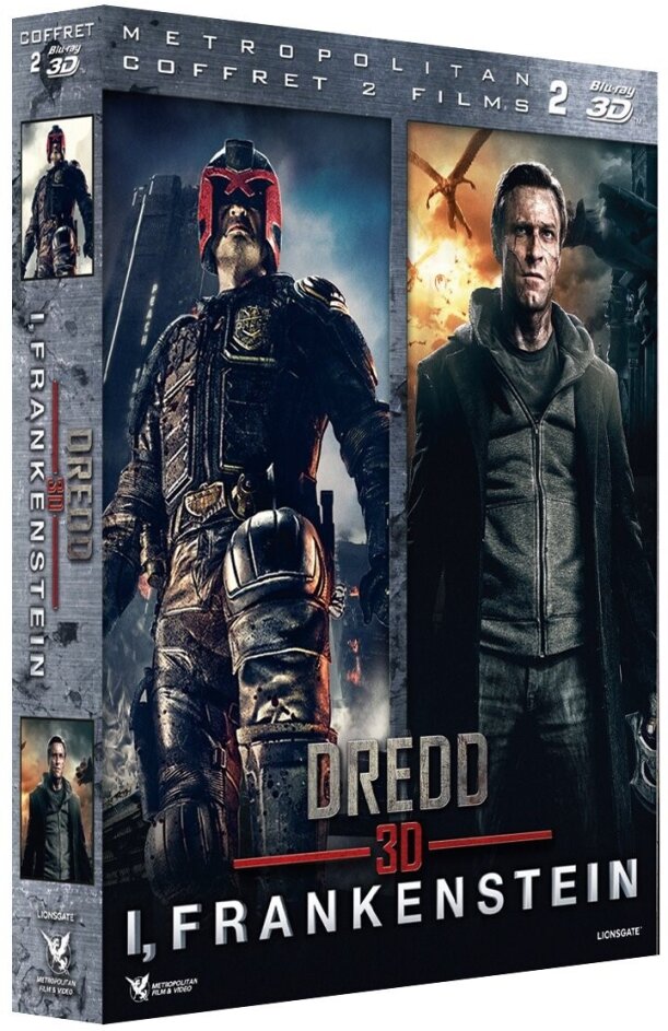 Dredd (2012) / I, Frankenstein (2013) 2 Blu-ray 3D