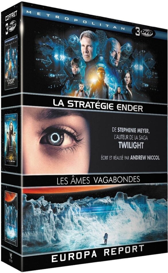 La Stratégie Ender (2013) / Les âmes vagabondes (2013) / Europa Report (2013) 3 DVDs