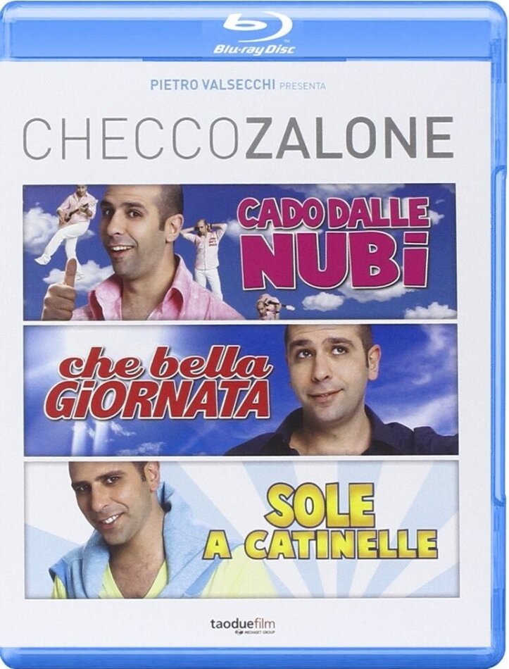 Cado dalle nubi / Che bella giornata / Sole a catinelle - Checco Zalone 3 Blu-rays