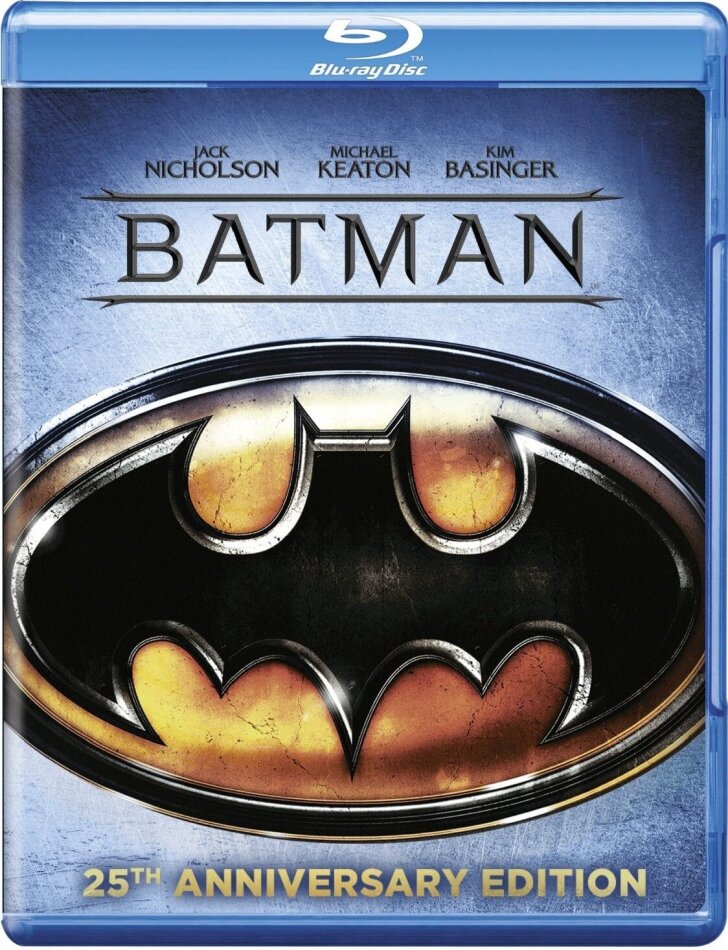 Batman (1989) 25th Anniversary Edition, 2 Blu-rays