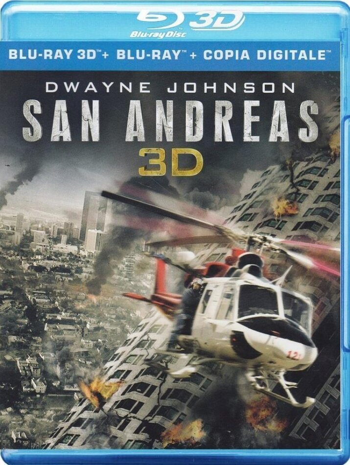 San Andreas (2015) Blu-ray 3D + Blu-ray