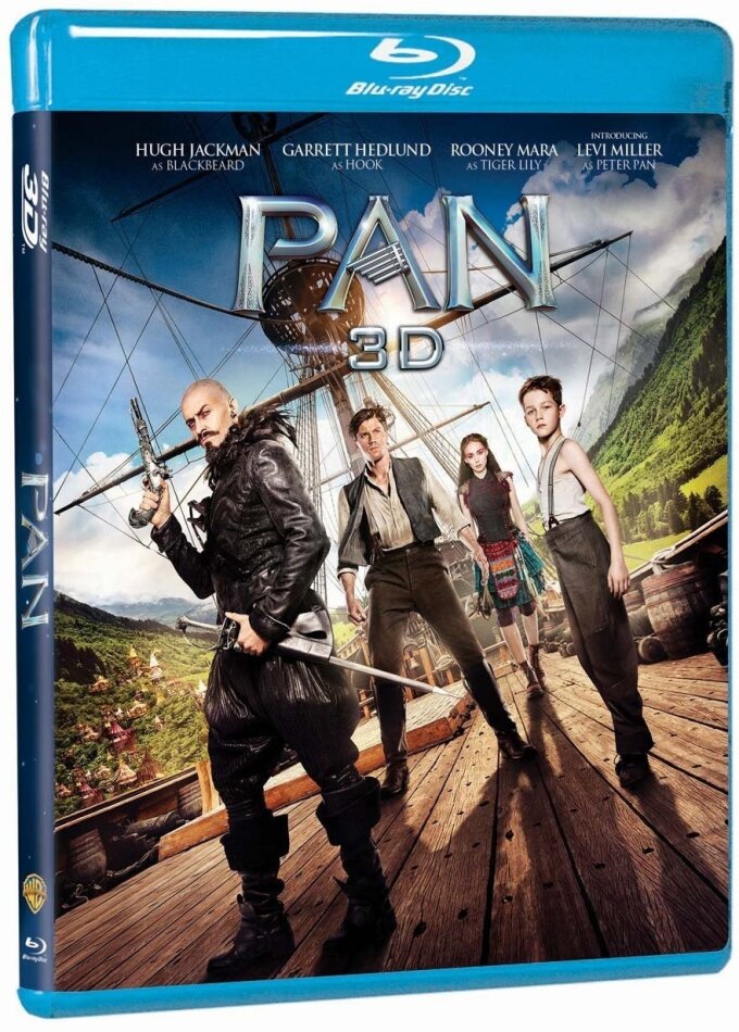 Pan - Viaggio sull'isola che non c'è (2015) Blu-ray 3D + Blu-ray