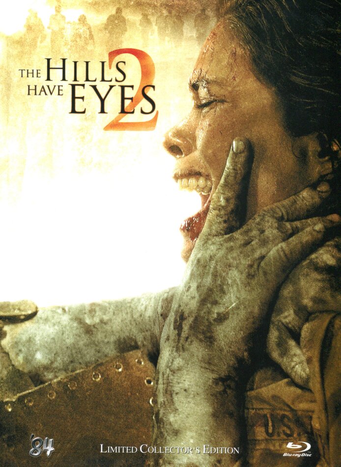 The Hills Have Eyes 2 (2007) Cover A, Collector's Edition, Edizione Limitata, Mediabook, Uncut, Blu-ray + DVD