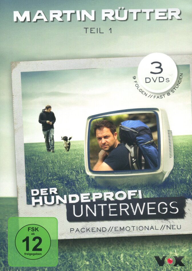 Martin Rütter - Der Hundeprofi unterwegs - Teil 1 3 DVDs