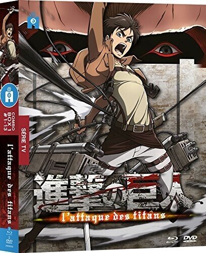 L'attaque des Titans - Box 1 - Épisodes 1 à 13 2 Blu-ray + 2 DVD