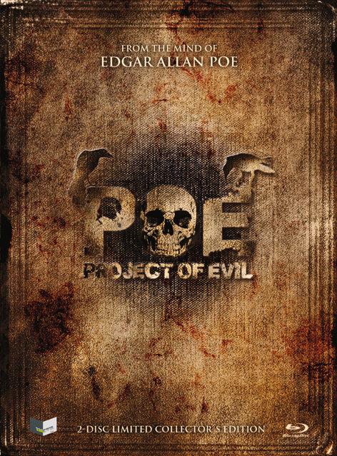 POE - Project of Evil Cover A, Collector's Edition Limitata, Mediabook, Uncut, Blu-ray + DVD
