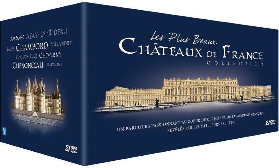 Les plus beaux châteaux de France - Collection 21 DVD