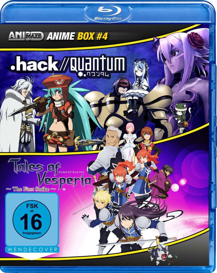 Anime Box 4 - .hack//Quantum / Tales of Vesperia: The First Strike 2 Blu-rays