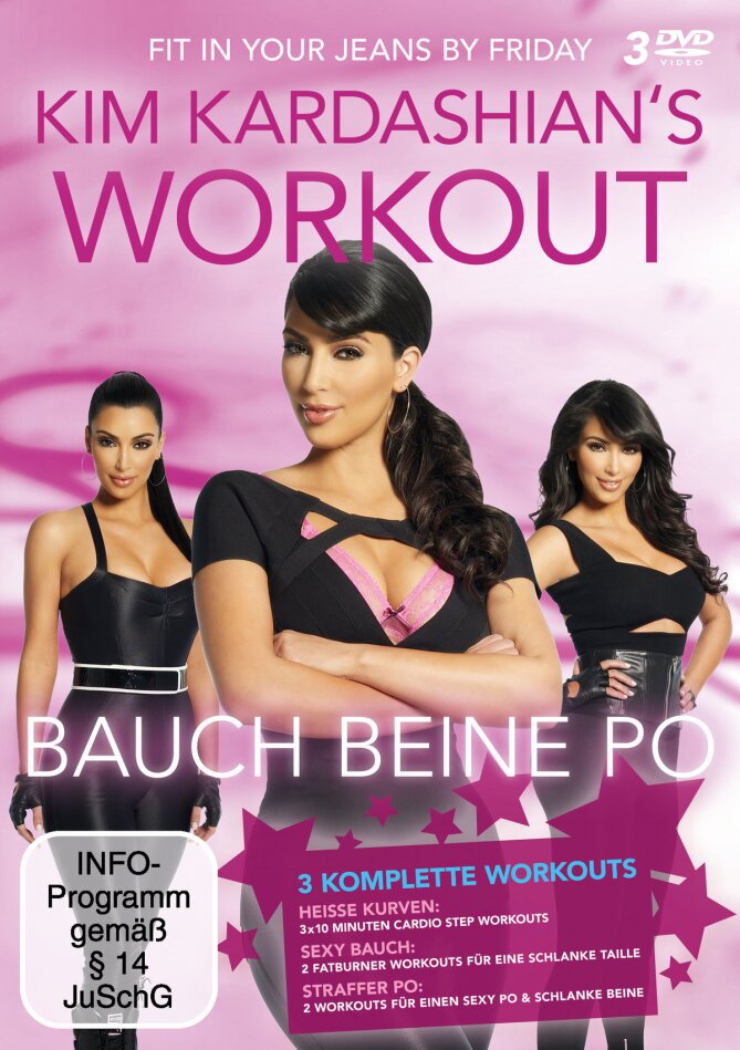 Kim Kardashian's Workout - Bauch Beine Po 3 DVDs