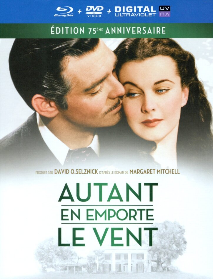 Autant en emporte le vent (1939) Édition 75ème Anniversaire, Blu-ray + DVD