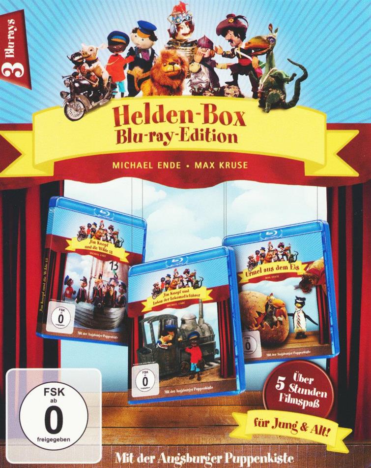 Augsburger Puppenkiste - Helden-Box 3 Blu-ray