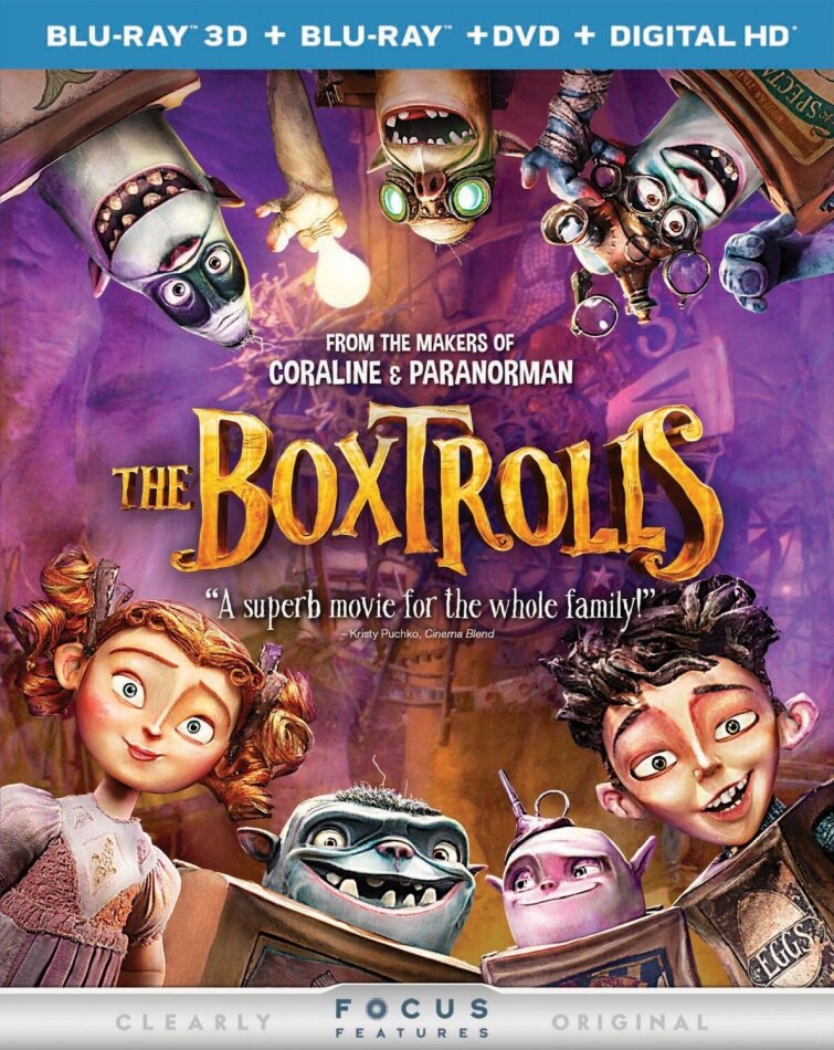Boxtrolls - Boxtrolls (2PC) (W/DVD) (2014) Blu-ray 3D (+2D) + Blu-ray + DVD