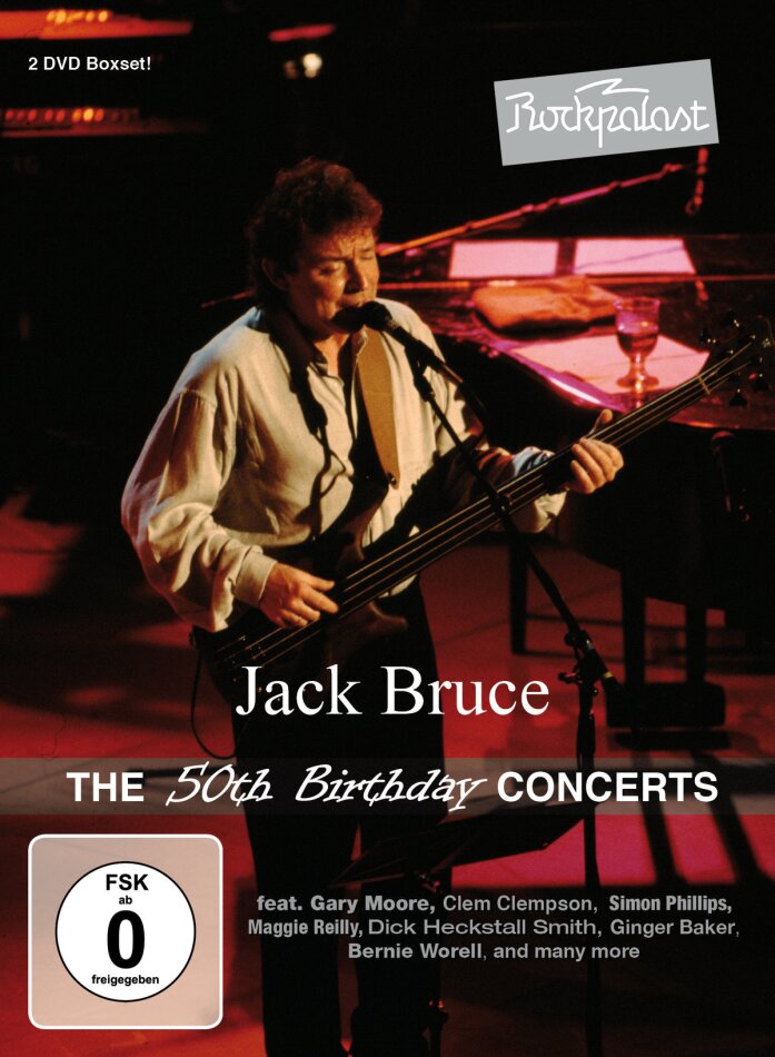 Jack Bruce - Live at Rockpalast - The 50th Birthday Concerts 2 DVDs