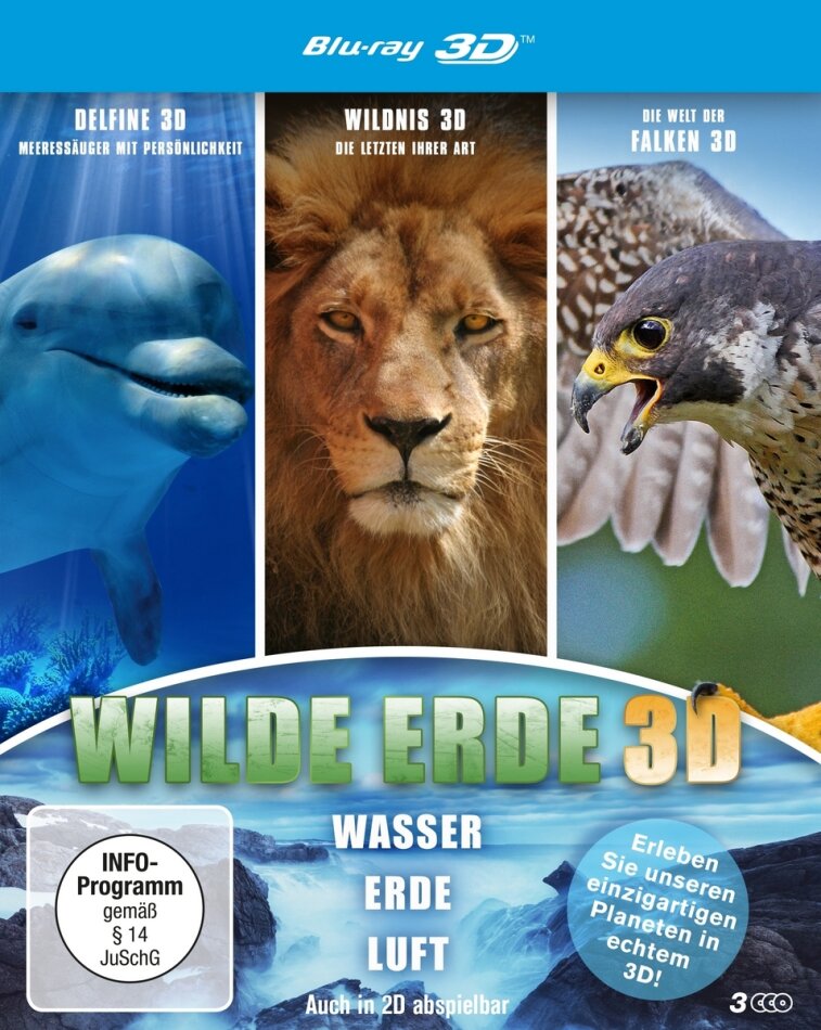 Wilde Erde - Wasser - Erde - Luft 3 Blu-ray 3D (+2D)