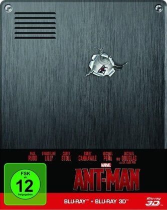 Ant-Man (2015) (Limited Edition, Steelbook, Blu-ray 3D + Blu-ray)