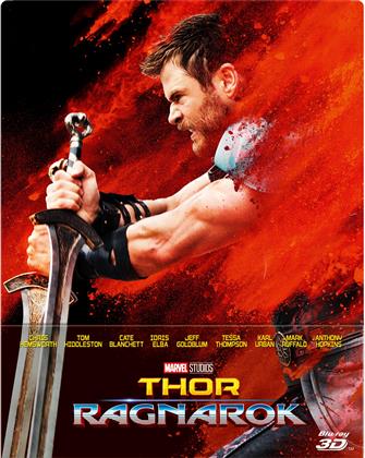 Thor 3 - Ragnarok (2017) (Edizione Limitata, Steelbook, Blu-ray 3D + Blu-ray)