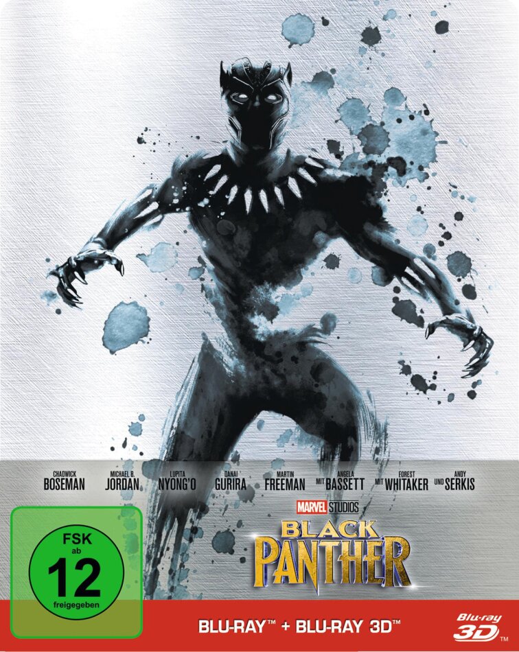 Black Panther (2018) Limited Edition, Steelbook, Blu-ray 3D + Blu-ray