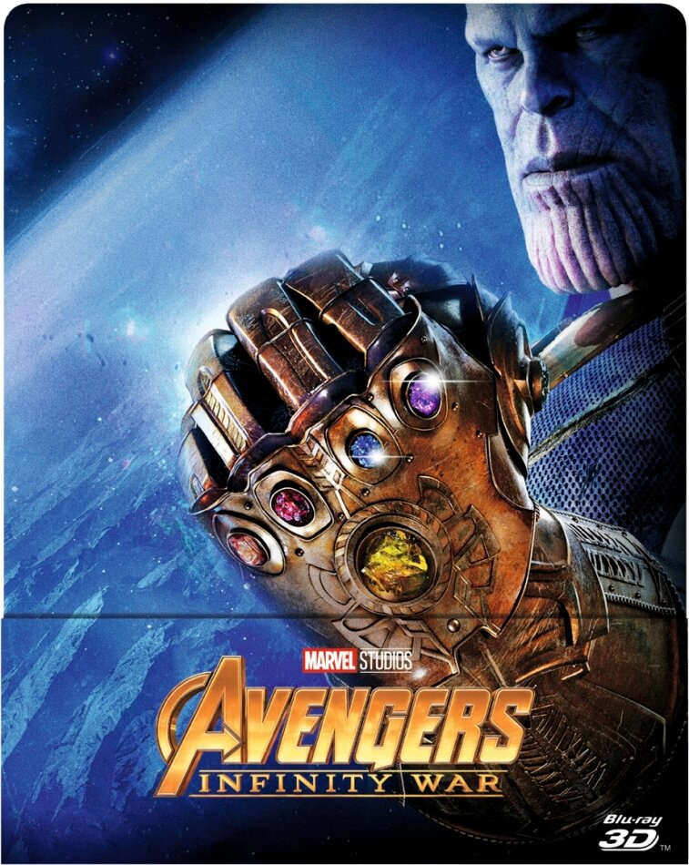 Avengers 3 - Infinity War (2018) Édition Limitée, Steelbook, Blu-ray 3D + Blu-ray