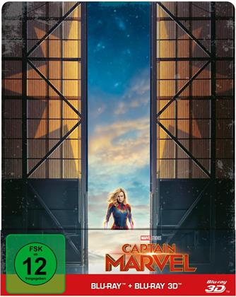 Captain Marvel (2019) (Edizione Limitata, Steelbook, Blu-ray 3D + Blu-ray)