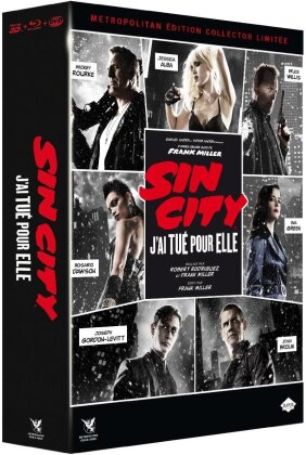 Sin City 2 - J'ai tué pour elle (2014) (Edition Collector, Limited Edition, Blu-ray 3D (+2D) + DVD + CD)