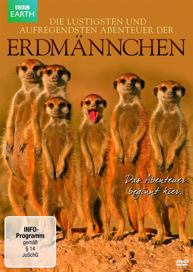 Die lustigsten und aufregendsten Abenteuer der Erdmännchen BBC Earth, 2 DVDs