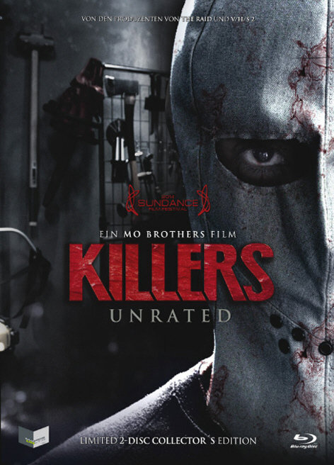 Killers (2014) Cover B, Collector's Edition, Limited Edition, Mediabook, Unrated, Blu-ray + DVD