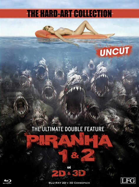 Piranha 3D (2010) / Piranha 2 - 3D (2012) - Cover A Limited Uncut Edition