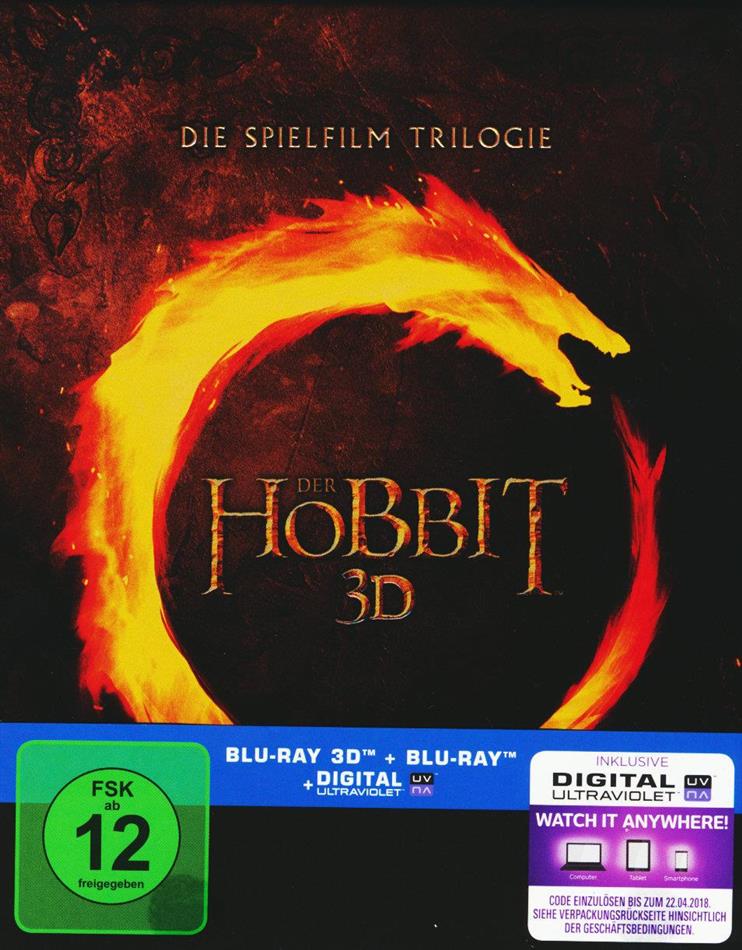 Der Hobbit - Trilogie 6 Blu-ray 3D + 6 Blu-ray