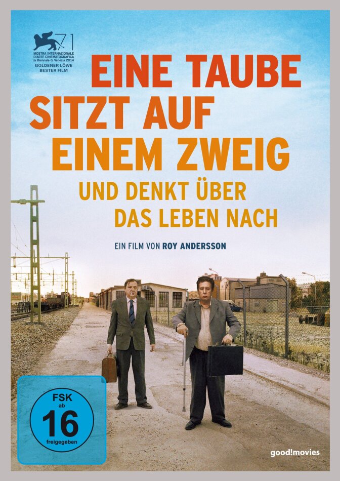 Eine Taube sitzt auf einem Zweig und denkt über das Leben nach (2014)