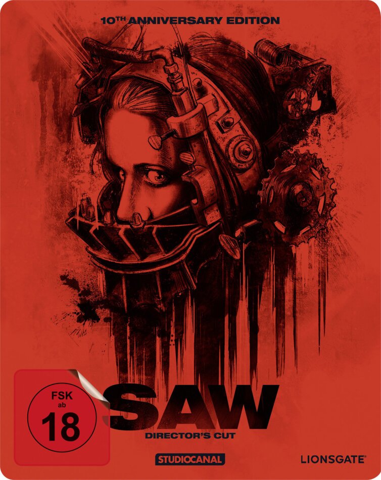 Saw (2004) 10th Anniversary Edition, Director's Cut, Steelbook