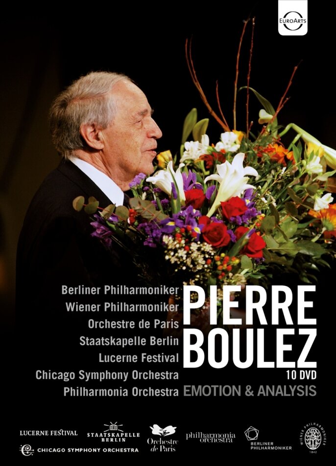 Pierre Boulez (*1925) - Emotion & Analysis Euro Arts, 10 DVDs