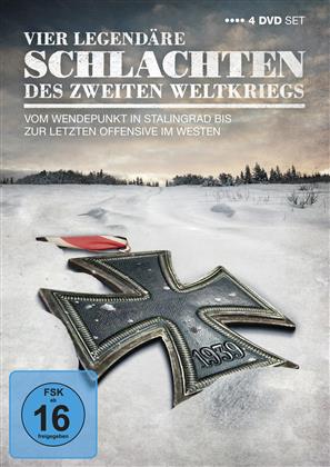 Vier legendäre Schlachten des zweiten Weltkriegs - Vom Wendepunkt in Stalingrad bis zur letzten Offensive im Westen (4 DVDs)