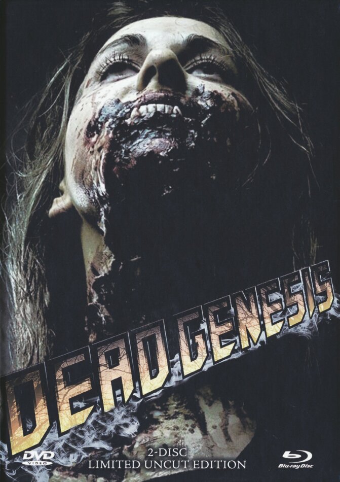 Dead Genesis (2010) Cover B, Limited Edition, Uncut, Mediabook, Blu-ray + DVD