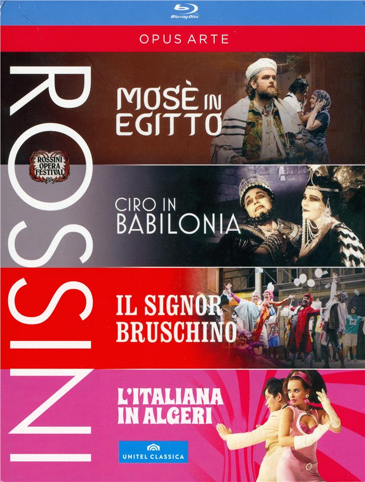 Various Artists - Rossini - Opera Festival Collection Opus Arte, 4 Blu-rays