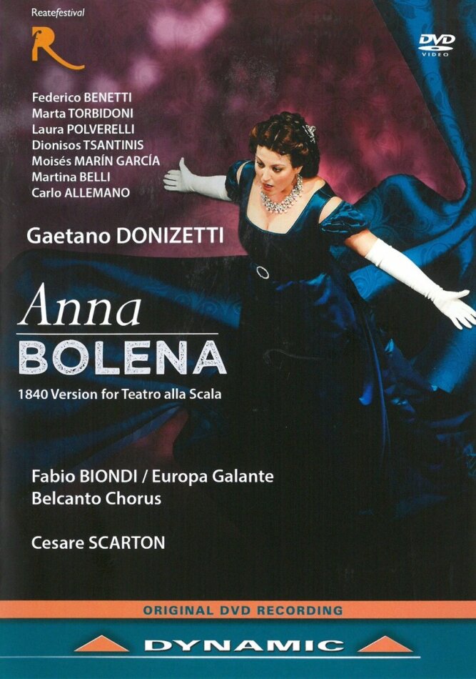 Orchestra Europa Galante, Fabio Biondi & Marta Torbidoni - Donizetti - Anna Bolena Dynamic